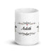 Arleth Exclusive Name Art Piece Home Office Work Coffee Mug Mexican Spanish Pride Gift Cup One-Of-A-Kind Calligraphy White Glossy Mug | A14 Mexicada