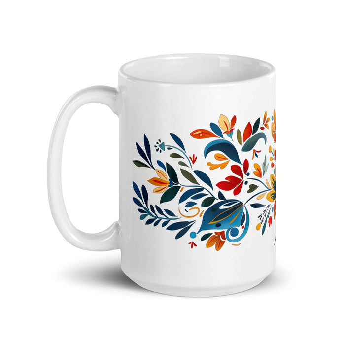 Arleth Exclusive Name Art Piece Home Office Work Coffee Mug Mexican Spanish Pride Gift Cup One-Of-A-Kind Calligraphy White Glossy Mug | A18 Mexicada