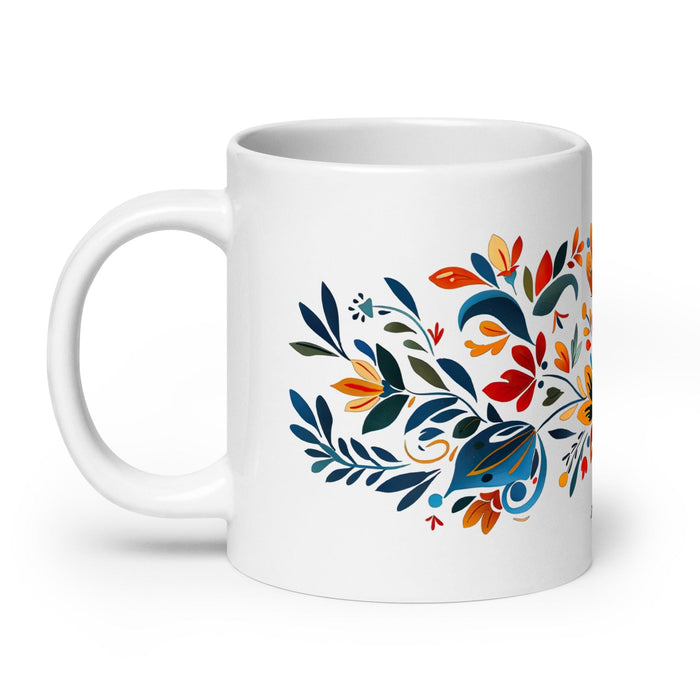 Arleth Exclusive Name Art Piece Home Office Work Coffee Mug Mexican Spanish Pride Gift Cup One-Of-A-Kind Calligraphy White Glossy Mug | A18 Mexicada