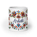 Arleth Exclusive Name Art Piece Home Office Work Coffee Mug Mexican Spanish Pride Gift Cup One - Of - A - Kind Calligraphy White Glossy Mug | A22 - Mexicada