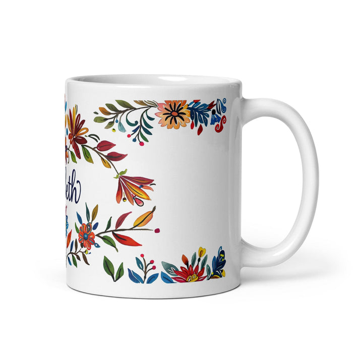 Arleth Exclusive Name Art Piece Home Office Work Coffee Mug Mexican Spanish Pride Gift Cup One-Of-A-Kind Calligraphy White Glossy Mug | A22 Mexicada 11 oz