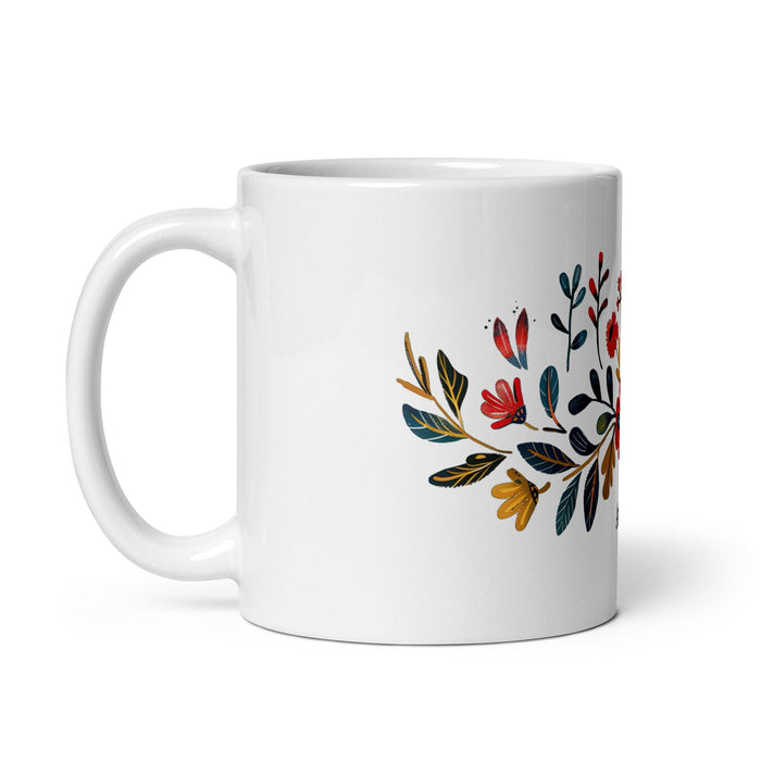 Arleth Exclusive Name Art Piece Home Office Work Coffee Mug Mexican Spanish Pride Gift Cup One-Of-A-Kind Calligraphy White Glossy Mug | A24 Mexicada