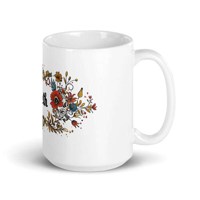 Arleth Exclusive Name Art Piece Home Office Work Coffee Mug Mexican Spanish Pride Gift Cup One-Of-A-Kind Calligraphy White Glossy Mug | A25 Mexicada 15 oz