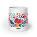 Arleth Exclusive Name Art Piece Home Office Work Coffee Mug Mexican Spanish Pride Gift Cup One-Of-A-Kind Calligraphy White Glossy Mug | A26 Mexicada