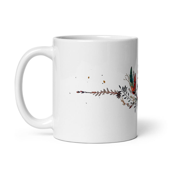 Arleth Exclusive Name Art Piece Home Office Work Coffee Mug Mexican Spanish Pride Gift Cup One-Of-A-Kind Calligraphy White Glossy Mug | A27 Mexicada