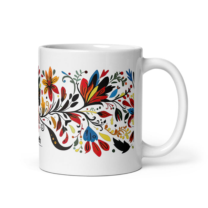 Arleth Exclusive Name Art Piece Home Office Work Coffee Mug Mexican Spanish Pride Gift Cup One - Of - A - Kind Calligraphy White Glossy Mug | A28 - Mexicada