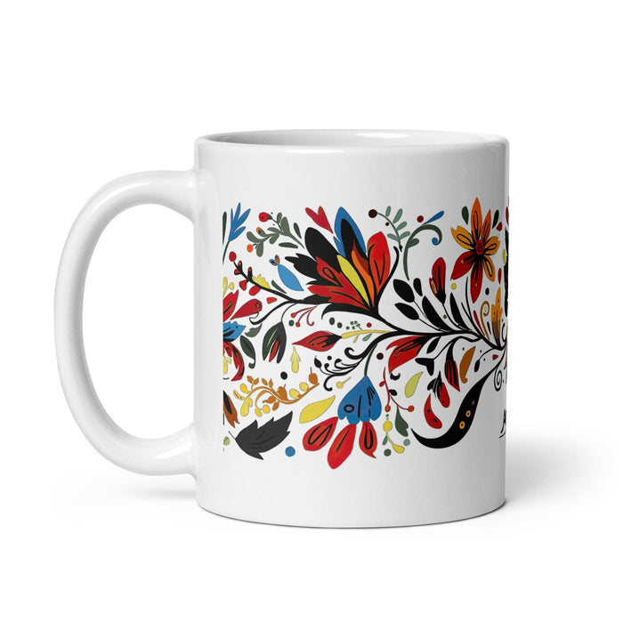 Arleth Exclusive Name Art Piece Home Office Work Coffee Mug Mexican Spanish Pride Gift Cup One-Of-A-Kind Calligraphy White Glossy Mug | A28 Mexicada