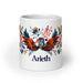 Arleth Exclusive Name Art Piece Home Office Work Coffee Mug Mexican Spanish Pride Gift Cup One - Of - A - Kind Calligraphy White Glossy Mug | A30 - Mexicada