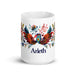 Arleth Exclusive Name Art Piece Home Office Work Coffee Mug Mexican Spanish Pride Gift Cup One - Of - A - Kind Calligraphy White Glossy Mug | A30 - Mexicada