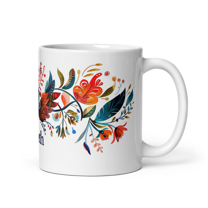 Arleth Exclusive Name Art Piece Home Office Work Coffee Mug Mexican Spanish Pride Gift Cup One-Of-A-Kind Calligraphy White Glossy Mug | A30 Mexicada 11 oz