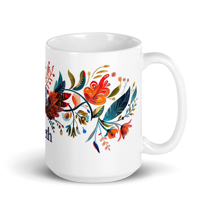 Arleth Exclusive Name Art Piece Home Office Work Coffee Mug Mexican Spanish Pride Gift Cup One-Of-A-Kind Calligraphy White Glossy Mug | A30 Mexicada 15 oz