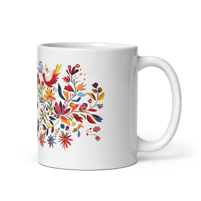 Arleth Exclusive Name Art Piece Home Office Work Coffee Mug Mexican Spanish Pride Gift Cup One - Of - A - Kind Calligraphy White Glossy Mug | A31 - Mexicada