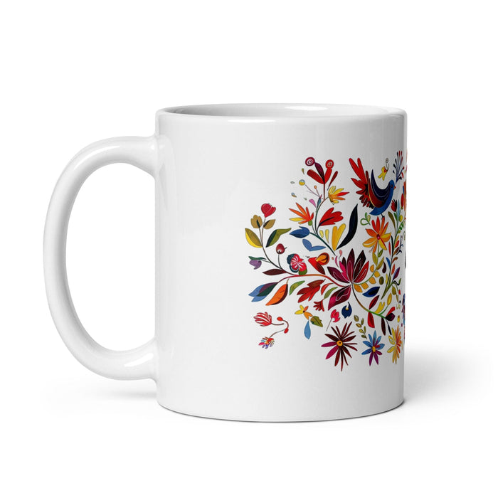 Arleth Exclusive Name Art Piece Home Office Work Coffee Mug Mexican Spanish Pride Gift Cup One-Of-A-Kind Calligraphy White Glossy Mug | A31 Mexicada