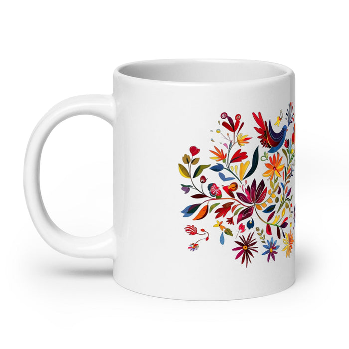 Arleth Exclusive Name Art Piece Home Office Work Coffee Mug Mexican Spanish Pride Gift Cup One-Of-A-Kind Calligraphy White Glossy Mug | A31 Mexicada