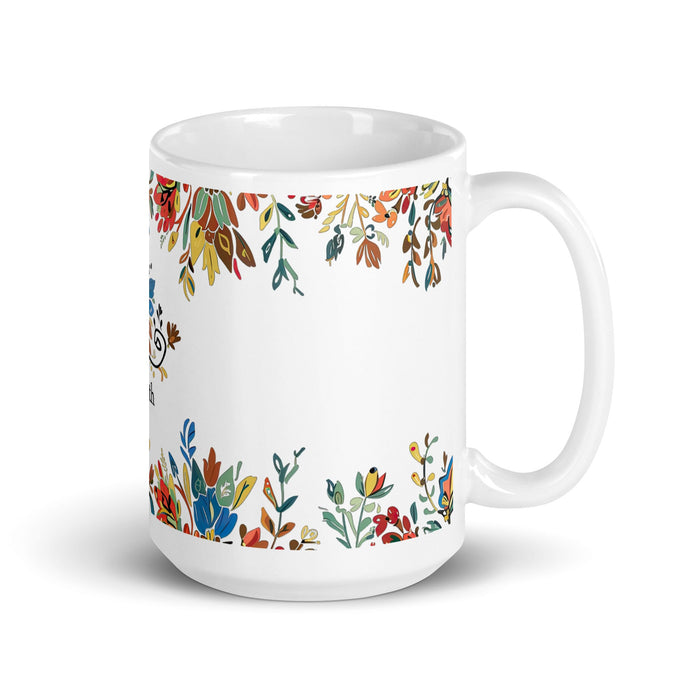 Arleth Exclusive Name Art Piece Home Office Work Coffee Mug Mexican Spanish Pride Gift Cup One - Of - A - Kind Calligraphy White Glossy Mug | A4 - Mexicada