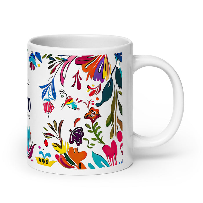 Arturo Exclusive Name Art Piece Home Office Work Coffee Mug Mexican Spanish Pride Gift Cup One - Of - A - Kind Calligraphy White Glossy Mug | A1 - Mexicada