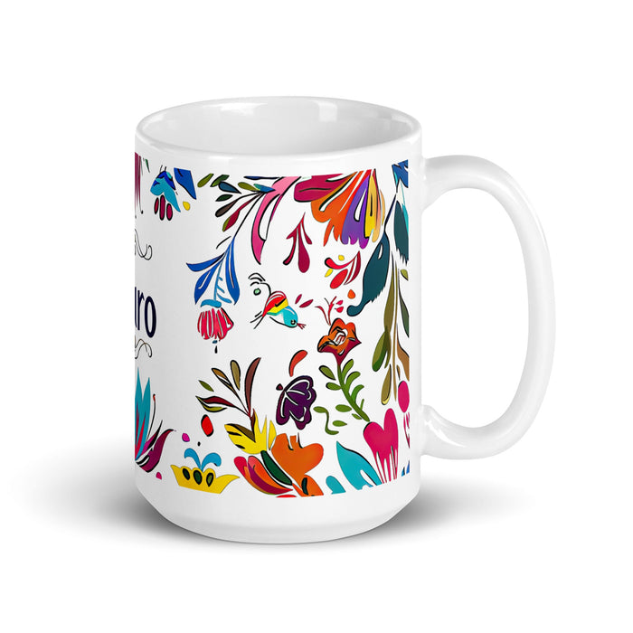 Arturo Exclusive Name Art Piece Home Office Work Coffee Mug Mexican Spanish Pride Gift Cup One - Of - A - Kind Calligraphy White Glossy Mug | A1 - Mexicada