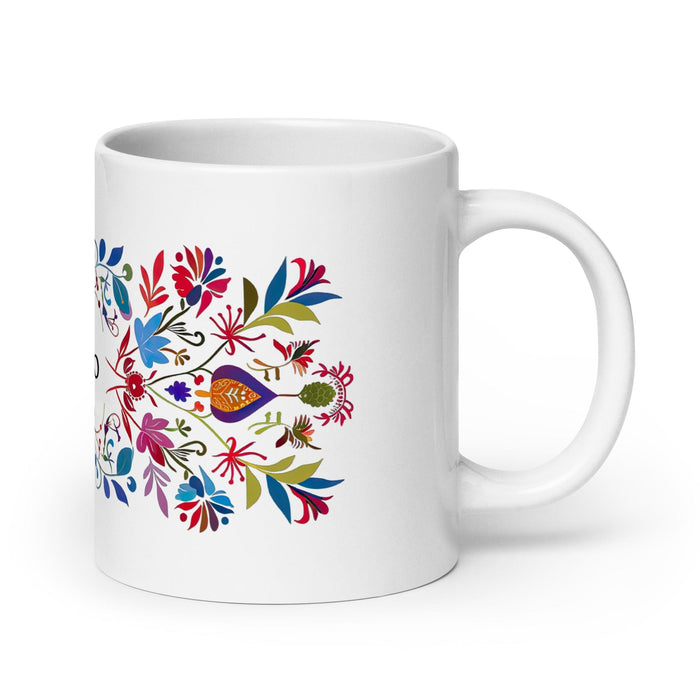 Arturo Exclusive Name Art Piece Home Office Work Coffee Mug Mexican Spanish Pride Gift Cup One-Of-A-Kind Calligraphy White Glossy Mug | A2 Mexicada 20 oz