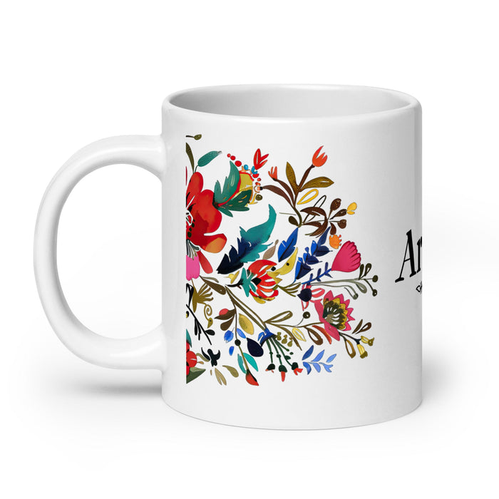 Arturo Exclusive Name Art Piece Home Office Work Coffee Mug Mexican Spanish Pride Gift Cup One - Of - A - Kind Calligraphy White Glossy Mug | A3 - Mexicada