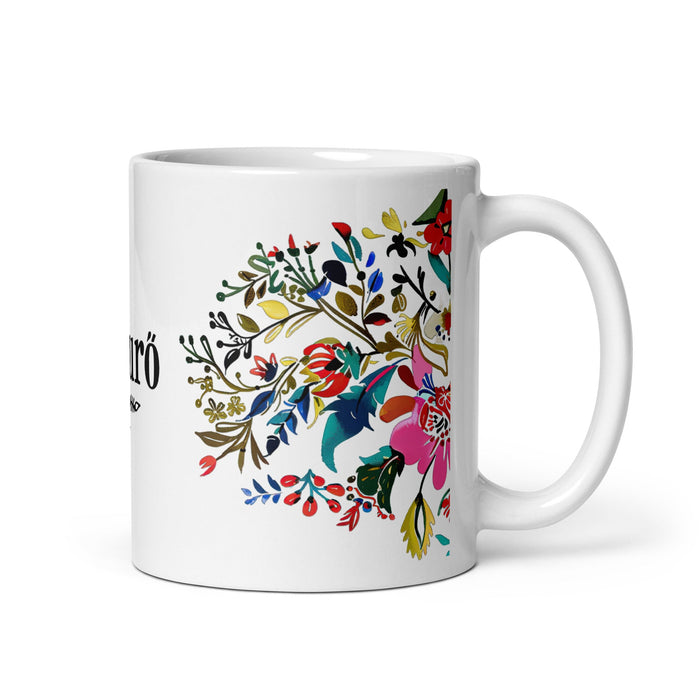 Arturo Exclusive Name Art Piece Home Office Work Coffee Mug Mexican Spanish Pride Gift Cup One - Of - A - Kind Calligraphy White Glossy Mug | A3 - Mexicada