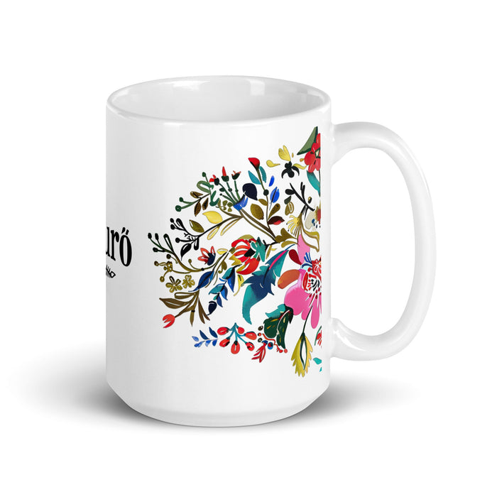 Arturo Exclusive Name Art Piece Home Office Work Coffee Mug Mexican Spanish Pride Gift Cup One - Of - A - Kind Calligraphy White Glossy Mug | A3 - Mexicada