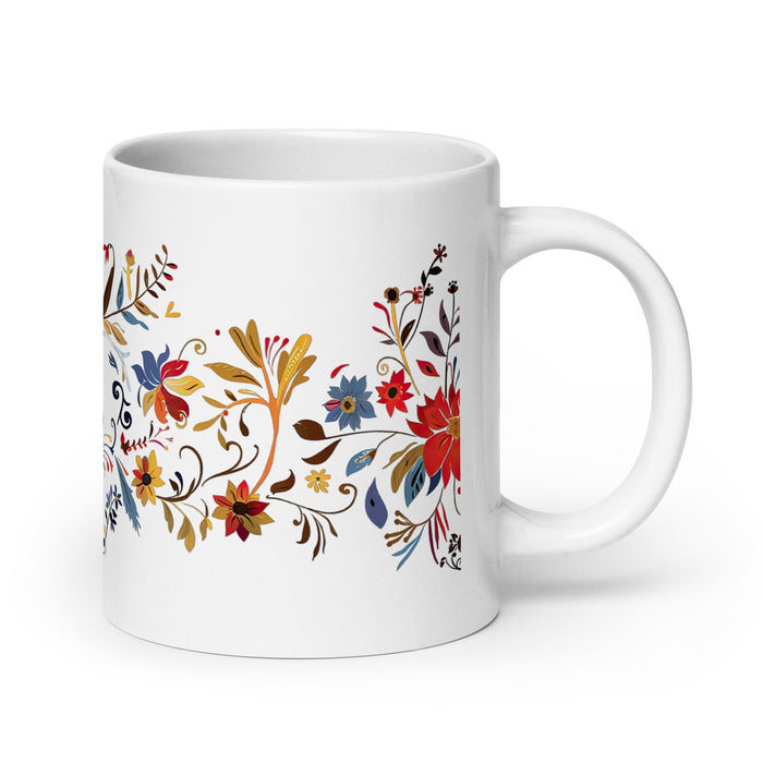 Arturo Exclusive Name Art Piece Home Office Work Coffee Mug Mexican Spanish Pride Gift Cup One-Of-A-Kind Calligraphy White Glossy Mug | A6 Mexicada 20 oz