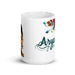 Arya Exclusive Name Art Piece Home Office Work Coffee Mug Mexican Spanish Pride Gift Cup One - Of - A - Kind Calligraphy White Glossy Mug | A9 - Mexicada