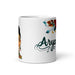 Arya Exclusive Name Art Piece Home Office Work Coffee Mug Mexican Spanish Pride Gift Cup One - Of - A - Kind Calligraphy White Glossy Mug | A9 - Mexicada