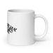 Asher Exclusive Name Art Piece Home Office Work Coffee Mug Mexican Spanish Pride Gift Cup One - Of - A - Kind Calligraphy White Glossy Mug | A13 - Mexicada