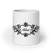 Asher Exclusive Name Art Piece Home Office Work Coffee Mug Mexican Spanish Pride Gift Cup One - Of - A - Kind Calligraphy White Glossy Mug | A13 - Mexicada