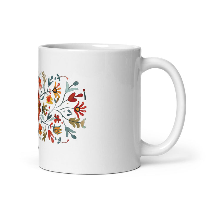 Asher Exclusive Name Art Piece Home Office Work Coffee Mug Mexican Spanish Pride Gift Cup One-Of-A-Kind Calligraphy White Glossy Mug | A15 Mexicada 11 oz