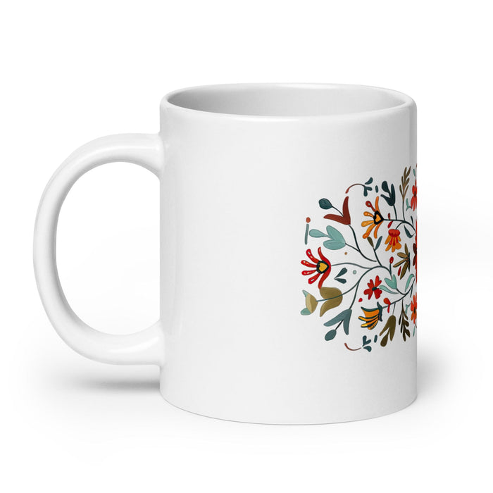 Asher Exclusive Name Art Piece Home Office Work Coffee Mug Mexican Spanish Pride Gift Cup One-Of-A-Kind Calligraphy White Glossy Mug | A15 Mexicada