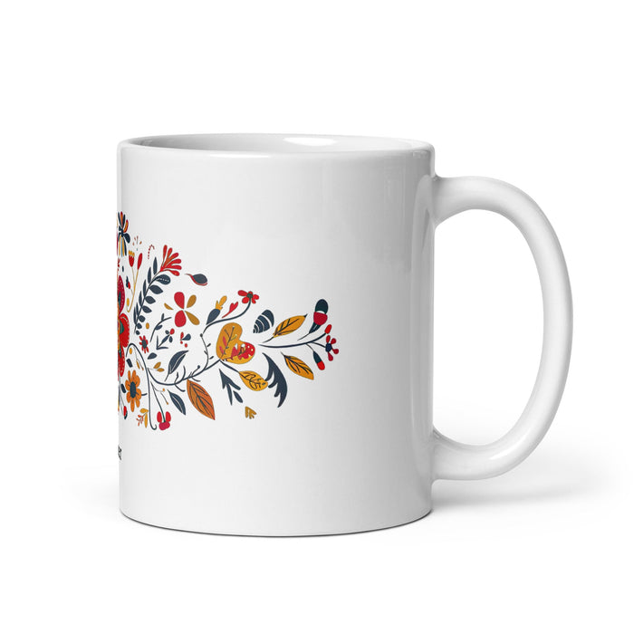 Asher Exclusive Name Art Piece Home Office Work Coffee Mug Mexican Spanish Pride Gift Cup One - Of - A - Kind Calligraphy White Glossy Mug | A21 - Mexicada