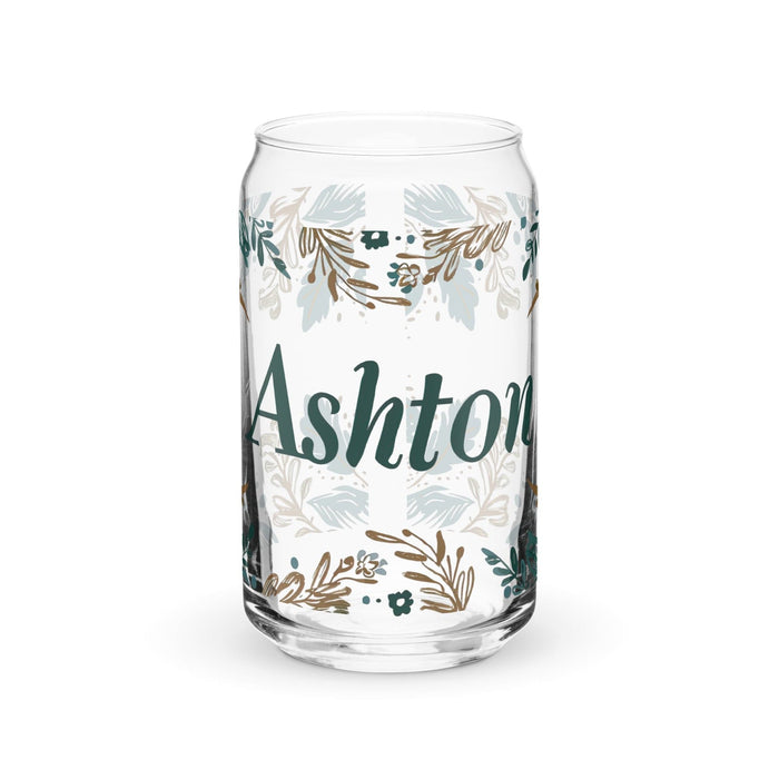 Ashton Exclusive Name Art Piece Can-Shaped Glass Home Office Work Mexican Spanish Pride Gift Cup One-Of-A-Kind Calligraphy Glass | A29 Mexicada 16 oz (No Lid No Straw)