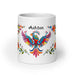 Ashton Exclusive Name Art Piece Home Office Work Coffee Mug Mexican Spanish Pride Gift Cup One - Of - A - Kind Calligraphy White Glossy Mug | A1 - Mexicada