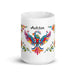 Ashton Exclusive Name Art Piece Home Office Work Coffee Mug Mexican Spanish Pride Gift Cup One-Of-A-Kind Calligraphy White Glossy Mug | A1 Mexicada