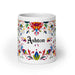 Ashton Exclusive Name Art Piece Home Office Work Coffee Mug Mexican Spanish Pride Gift Cup One - Of - A - Kind Calligraphy White Glossy Mug | A13 - Mexicada