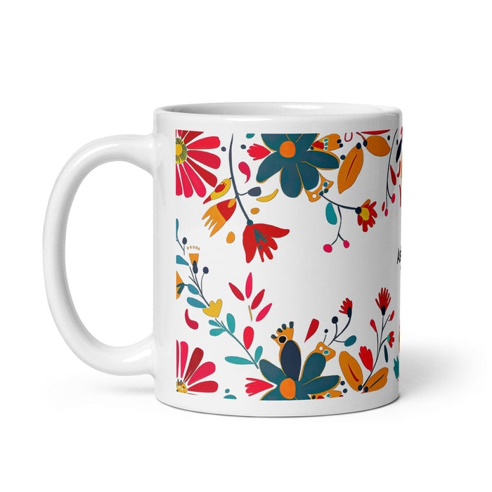 Ashton Exclusive Name Art Piece Home Office Work Coffee Mug Mexican Spanish Pride Gift Cup One - Of - A - Kind Calligraphy White Glossy Mug | A14 - Mexicada