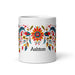 Ashton Exclusive Name Art Piece Home Office Work Coffee Mug Mexican Spanish Pride Gift Cup One - Of - A - Kind Calligraphy White Glossy Mug | A19 - Mexicada