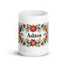 Ashton Exclusive Name Art Piece Home Office Work Coffee Mug Mexican Spanish Pride Gift Cup One-Of-A-Kind Calligraphy White Glossy Mug | A21 Mexicada