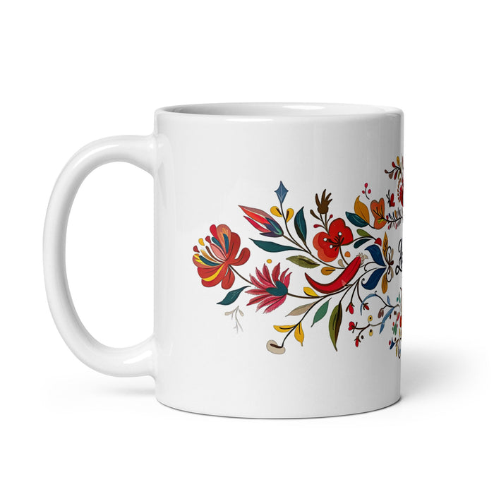 Ashton Exclusive Name Art Piece Home Office Work Coffee Mug Mexican Spanish Pride Gift Cup One - Of - A - Kind Calligraphy White Glossy Mug | A22 - Mexicada