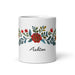 Ashton Exclusive Name Art Piece Home Office Work Coffee Mug Mexican Spanish Pride Gift Cup One - Of - A - Kind Calligraphy White Glossy Mug | A27 - Mexicada