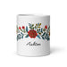 Ashton Exclusive Name Art Piece Home Office Work Coffee Mug Mexican Spanish Pride Gift Cup One-Of-A-Kind Calligraphy White Glossy Mug | A27 Mexicada