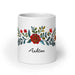 Ashton Exclusive Name Art Piece Home Office Work Coffee Mug Mexican Spanish Pride Gift Cup One-Of-A-Kind Calligraphy White Glossy Mug | A27 Mexicada