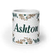 Ashton Exclusive Name Art Piece Home Office Work Coffee Mug Mexican Spanish Pride Gift Cup One-Of-A-Kind Calligraphy White Glossy Mug | A29 Mexicada