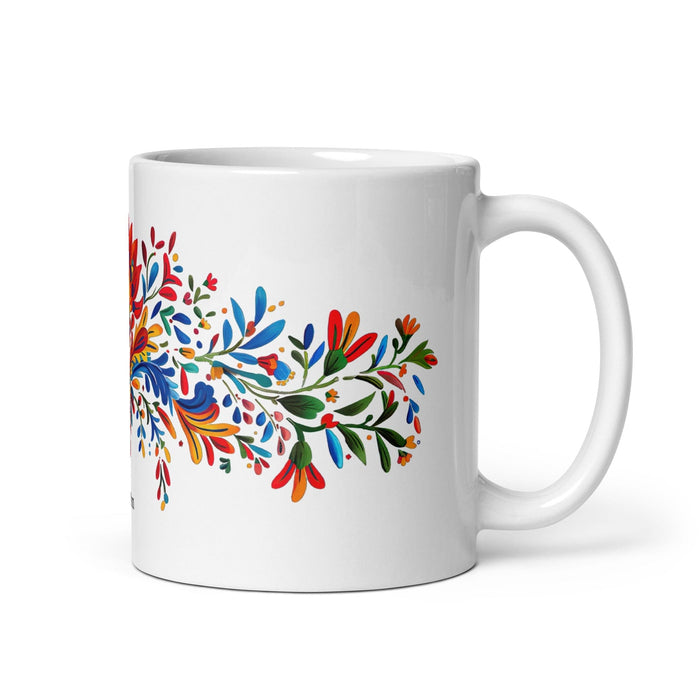 Ashton Exclusive Name Art Piece Home Office Work Coffee Mug Mexican Spanish Pride Gift Cup One-Of-A-Kind Calligraphy White Glossy Mug | A3 Mexicada 11 oz