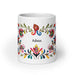 Ashton Exclusive Name Art Piece Home Office Work Coffee Mug Mexican Spanish Pride Gift Cup One - Of - A - Kind Calligraphy White Glossy Mug | A30 - Mexicada