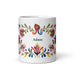 Ashton Exclusive Name Art Piece Home Office Work Coffee Mug Mexican Spanish Pride Gift Cup One-Of-A-Kind Calligraphy White Glossy Mug | A30 Mexicada