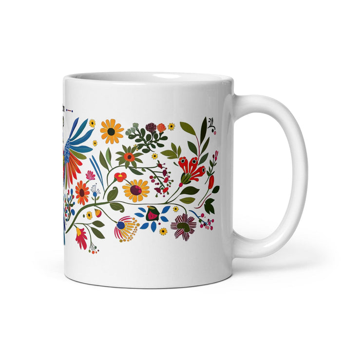 Ashton Exclusive Name Art Piece Home Office Work Coffee Mug Mexican Spanish Pride Gift Cup One-Of-A-Kind Calligraphy White Glossy Mug | A35 Mexicada 11 oz