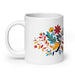 Aspen Exclusive Name Art Piece Home Office Work Coffee Mug Mexican Spanish Pride Gift Cup One - Of - A - Kind Calligraphy White Glossy Mug | A1 - Mexicada